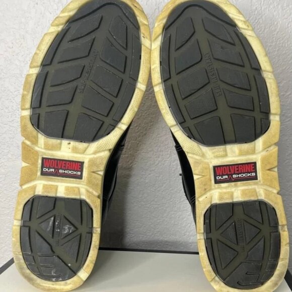 Wolverine I-90 DuraShocks Black Leather 6" Work Boot WP W200147 Men's Size 13 M - Picture 11 of 14